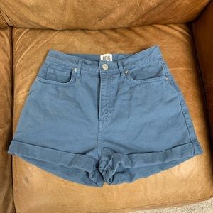 BDG Blue Denim Mom Shorts